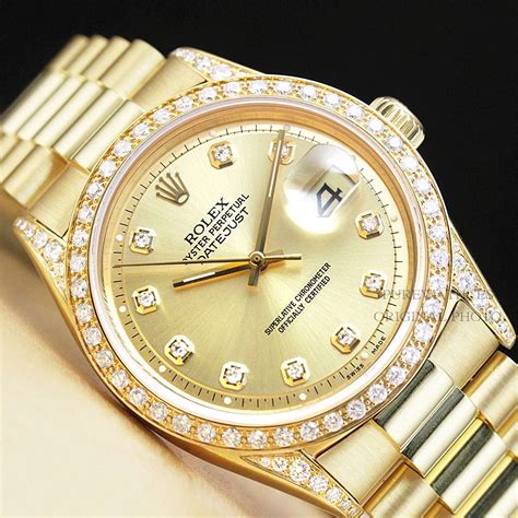 men's rolex watch gold|used men's gold rolex watch.